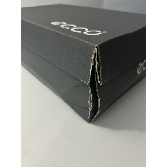 ECCO Shape 35 Wedge White Sandal 2 Strap Leather NIB Size 9 9.5 - Picture 8 of 9